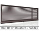 RAL 8017 štruktúra (hnedá) 