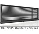 RAL 9005 štruktúra (čierna) 
