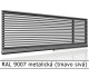 RAL 9007 metalická (tmavo sivá) 