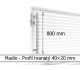 Madlo - 800 mm 