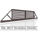 RAL 8017 štruktúra (hnedá) 