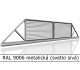 RAL 9006 metalická (svetlo sivá) 