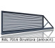 RAL 7016 štruktúra (antracit) 