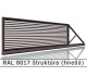 RAL 8017 štruktúra (hnedá) 