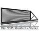 RAL 9005 štruktúra (čierna) 