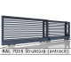 RAL 7016 štruktúra (antracit) 