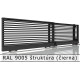 RAL 9005 štruktúra (čierna) 