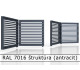 RAL 7016 štruktúra (antracit) 