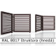 RAL 8017 štruktúra (hnedá) 