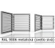 RAL 9006 metalická (svetlo sivá) 