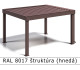 RAL 8017 štruktúra (hnedá) 
