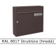 RAL 8017 štruktúra (hnedá) 