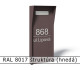 RAL 8017 štruktúra (hnedá) 