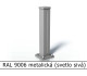RAL 9006 metalická (svetlo sivá) 