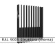 RAL 9005 štruktúra (čierna) 