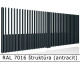 RAL 7016 štruktúra (antracit) 