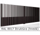 RAL 8017 štruktúra (hnedá) 