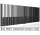 RAL 9007 metalická (tmavo sivá) 