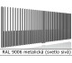 RAL 9006 metalická (svetlo sivá) 