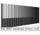 RAL 9007 metalická (tmavo sivá) 