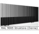 RAL 9005 štruktúra (čierna) 