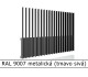 RAL 9007 metalická (tmavo sivá) 