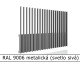 RAL 9006 metalická (svetlo sivá) 