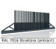 RAL 7016 štruktúra (antracit) 