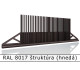 RAL 8017 štruktúra (hnedá) 