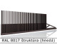 RAL 8017 štruktúra (hnedá) 