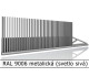 RAL 9006 metalická (svetlo sivá) 