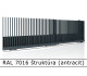 RAL 7016 štruktúra (antracit) 