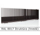 RAL 8017 štruktúra (hnedá) 