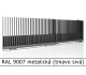 RAL 9007 metalická (tmavo sivá) 