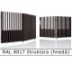 RAL 8017 štruktúra (hnedá) 