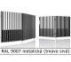 RAL 9007 metalická (tmavo sivá) 
