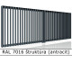 RAL 7016 štruktúra (antracit) 