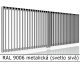 RAL 9006 metalická (svetlo sivá) 