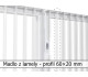 Madlo z lamely - profil 60x20 mm 