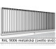 RAL 9006 metalická (svetlo sivá) 