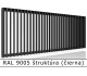 RAL 9005 štruktúra (čierna) 