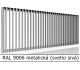 RAL 9006 metalická (svetlo sivá) 
