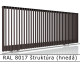 RAL 8017 štruktúra (hnedá) 