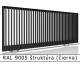 RAL 9005 štruktúra (čierna) 