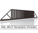 RAL 8017 štruktúra (hnedá) 
