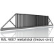 RAL 9007 metalická (tmavo sivá) 
