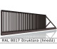 RAL 8017 štruktúra (hnedá) 