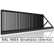 RAL 9005 štruktúra (čierna) 