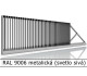 RAL 9006 metalická (svetlo sivá) 