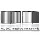 RAL 9007 metalická (tmavo sivá) 